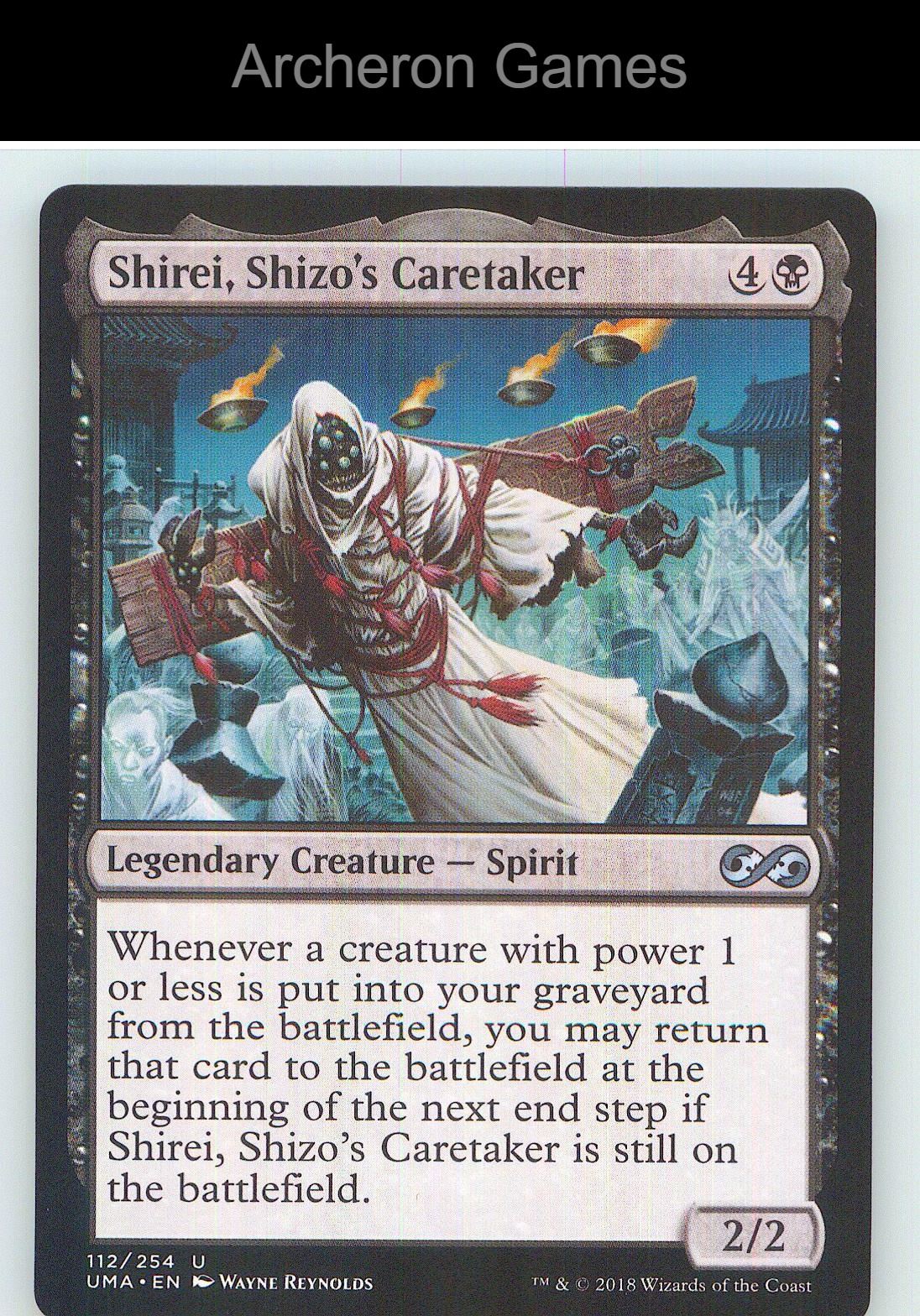 Shirei, Shizo's Caretaker UMA 112 UC MTG Card NM/EX+