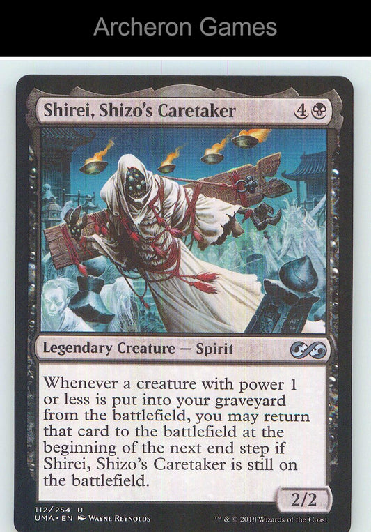 Shirei, Shizo's Caretaker UMA 112 UC MTG Card NM/EX+