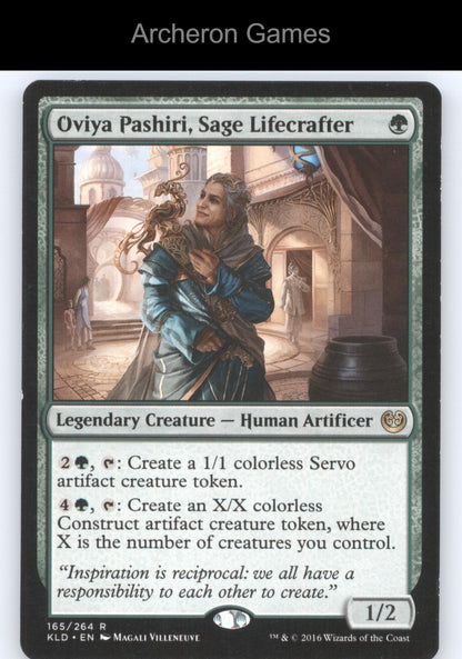 Oviya Pashiri, Sage Lifecrafter 165 R MTG Card Kaladesh