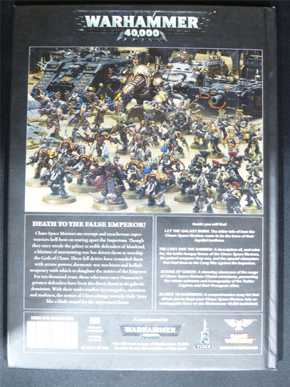 Chaos Space Marines 8th Edition Codex - Warhammer Hardback #1WU