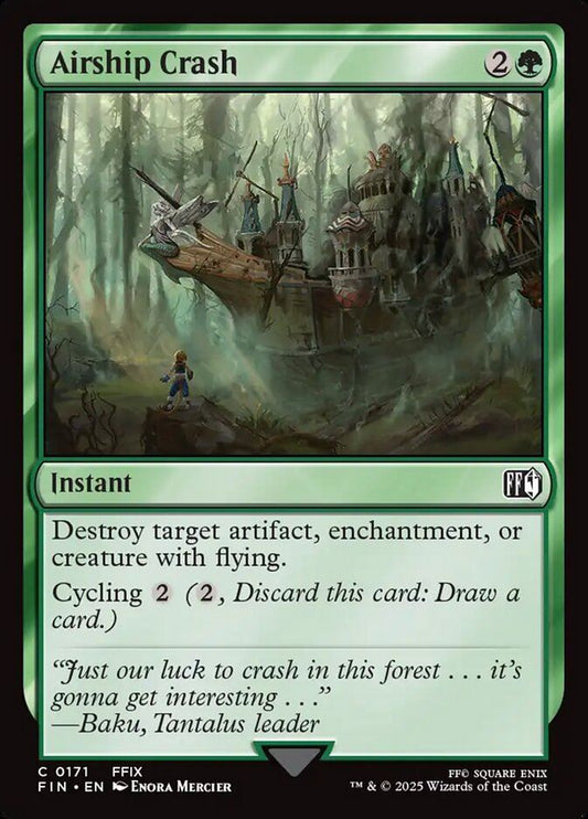 Airship Crash - Final Fantasy fin