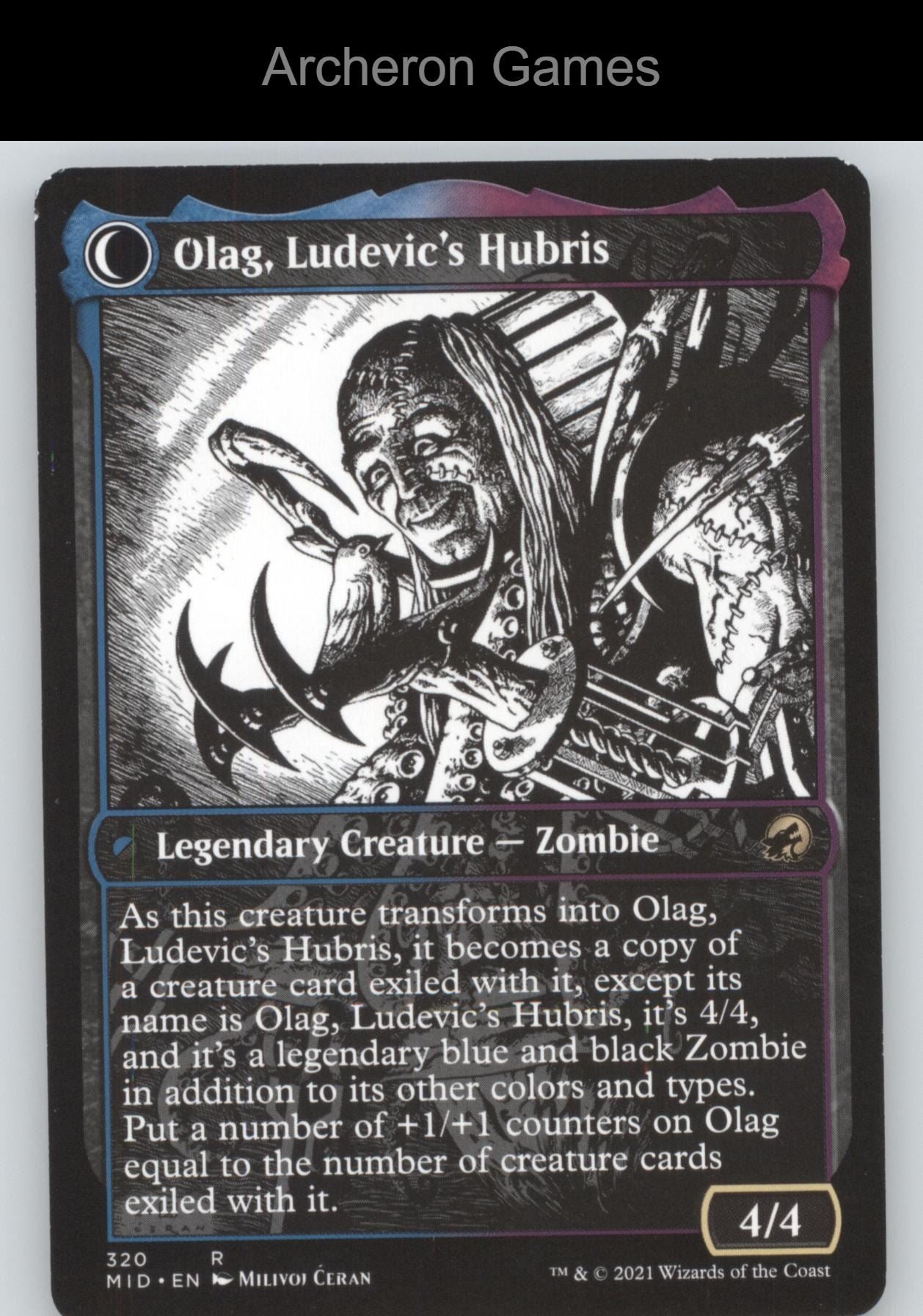 Ludevic, Necrogenius (Showcase) 320 R MTG Card Innistrad: Midnight Hunt