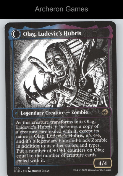 Ludevic, Necrogenius (Showcase) 320 R MTG Card Innistrad: Midnight Hunt