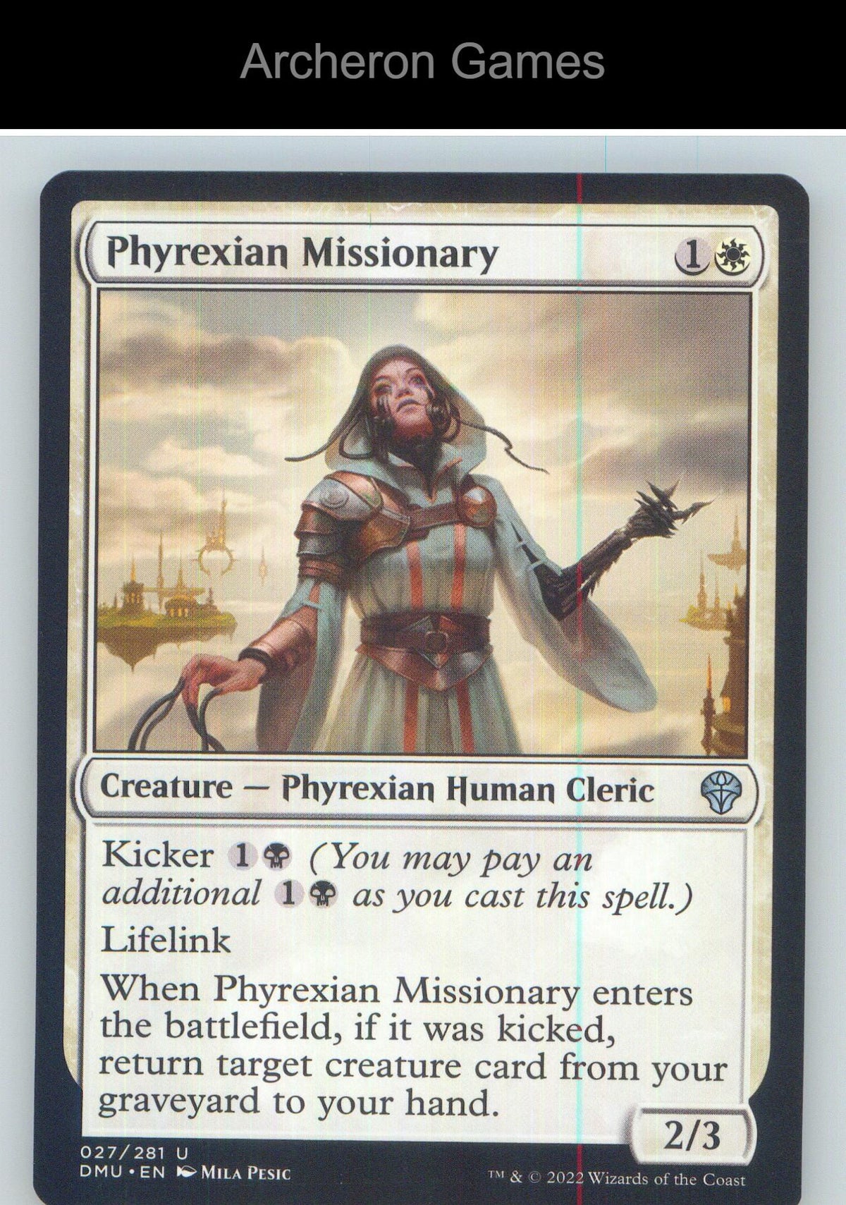 Phyrexian Missionary DMU 27 UC MTG Card NM/EX+