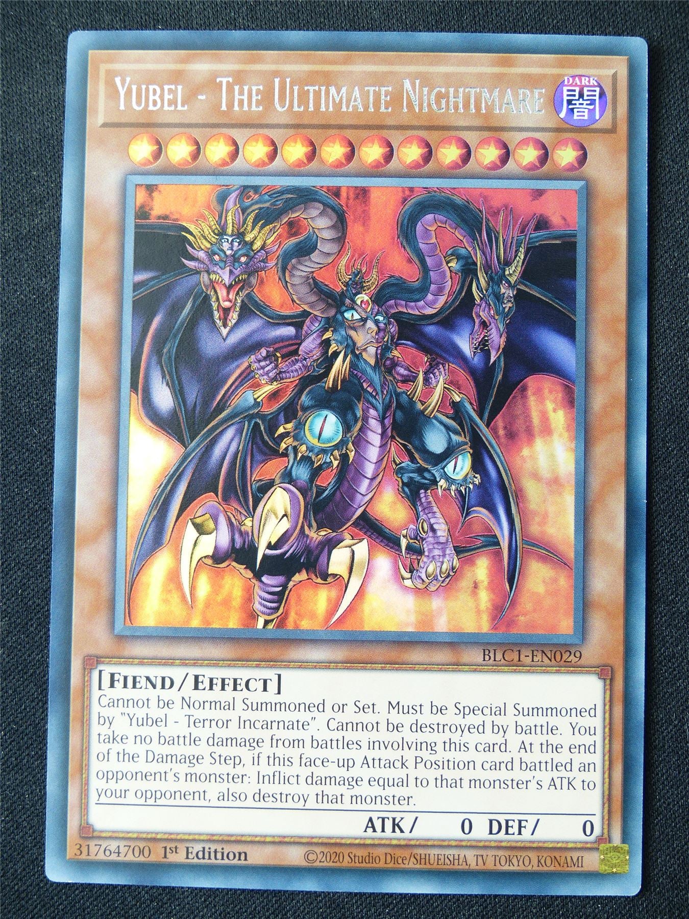 Yubel - The Ultimate Nightmare BLC1 Ultra Rare - 1st ed Yugioh Card #15G