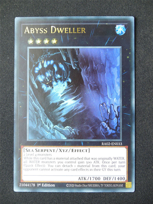 Abyss Dweller RA02 Ultra Rare - 1st ed Yugioh Card #89V