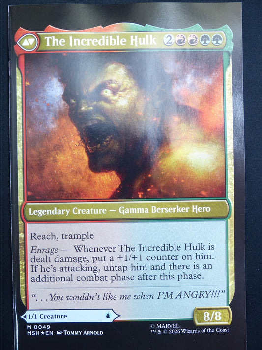 The Infernal HULK #8 Cvr C Mtg Variant - Aug 2026 Marvel Comic #1J9
