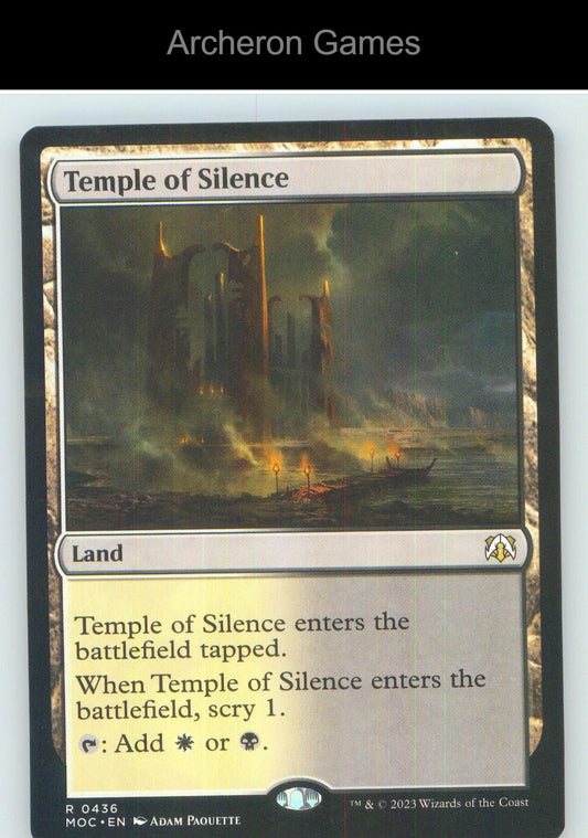 Temple of Silence MOC 436 R MTG Card NM/EX+