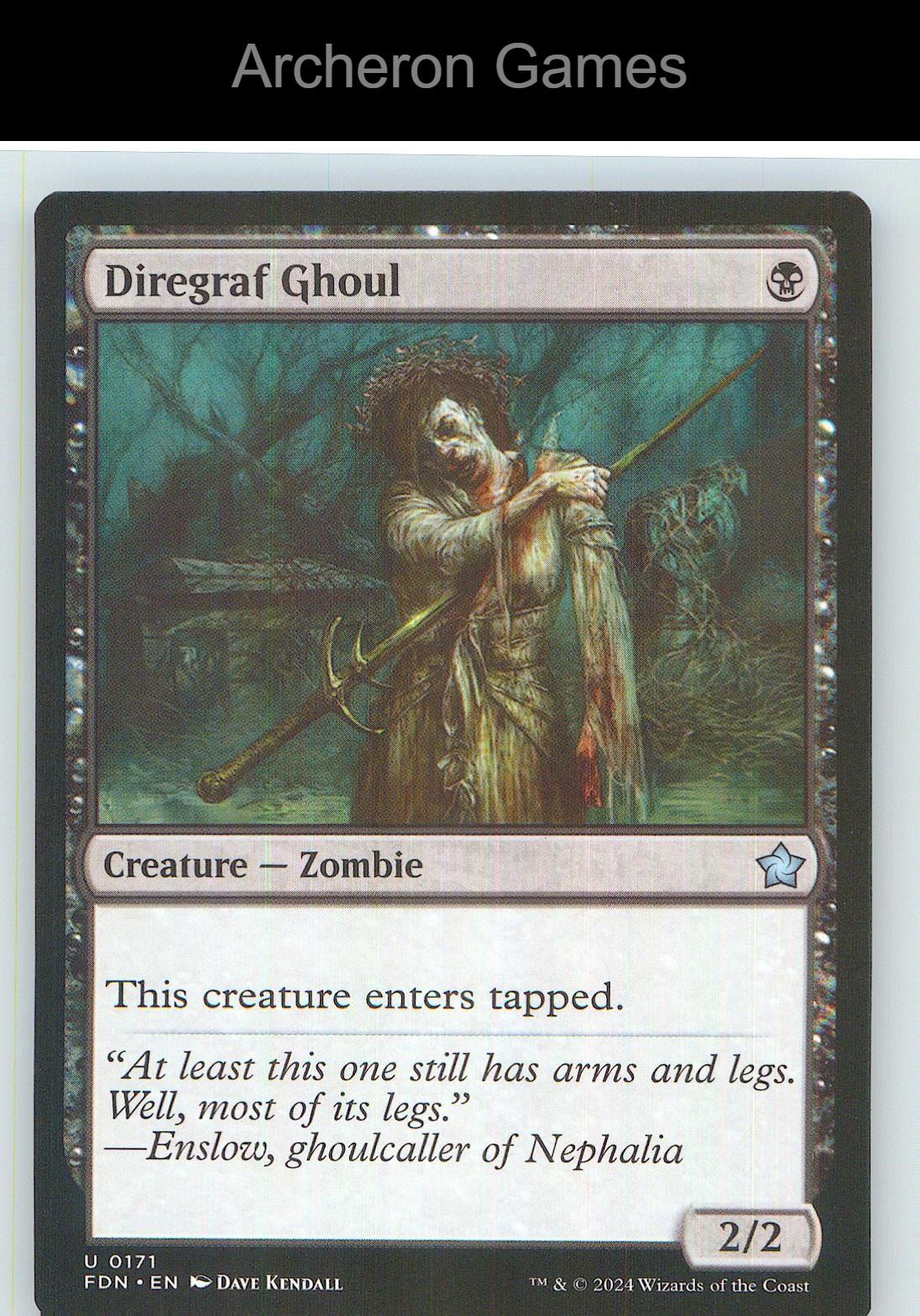 Diregraf Ghoul FDN 171 UC MTG Card NM/EX+