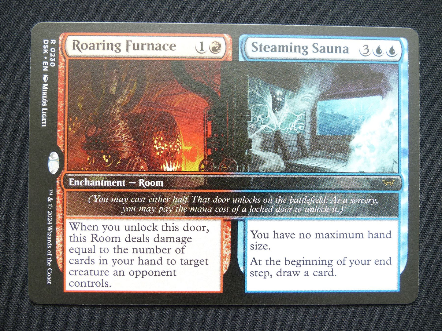 Roaring Furnace / Steaming Sauna - DSK - Mtg Card #33T