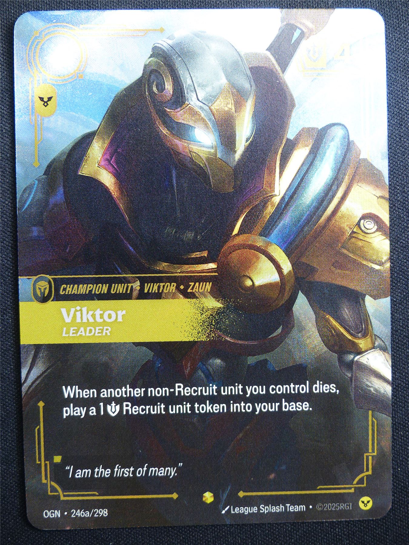 Viktor Leader 246a/298 Epic Rare Foil - Riftbound Card #46Z