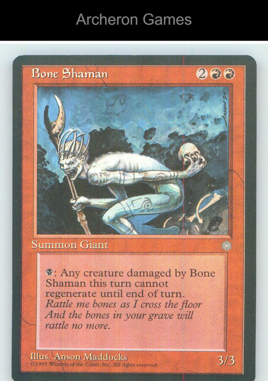 Bone Shaman ICE C MTG Card NM/EX+