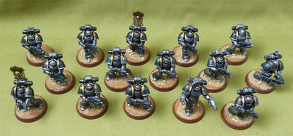 MKIII Tactical Squad set of 15 painted - Iron Hands - Warhammer Horus Heresy #9HA