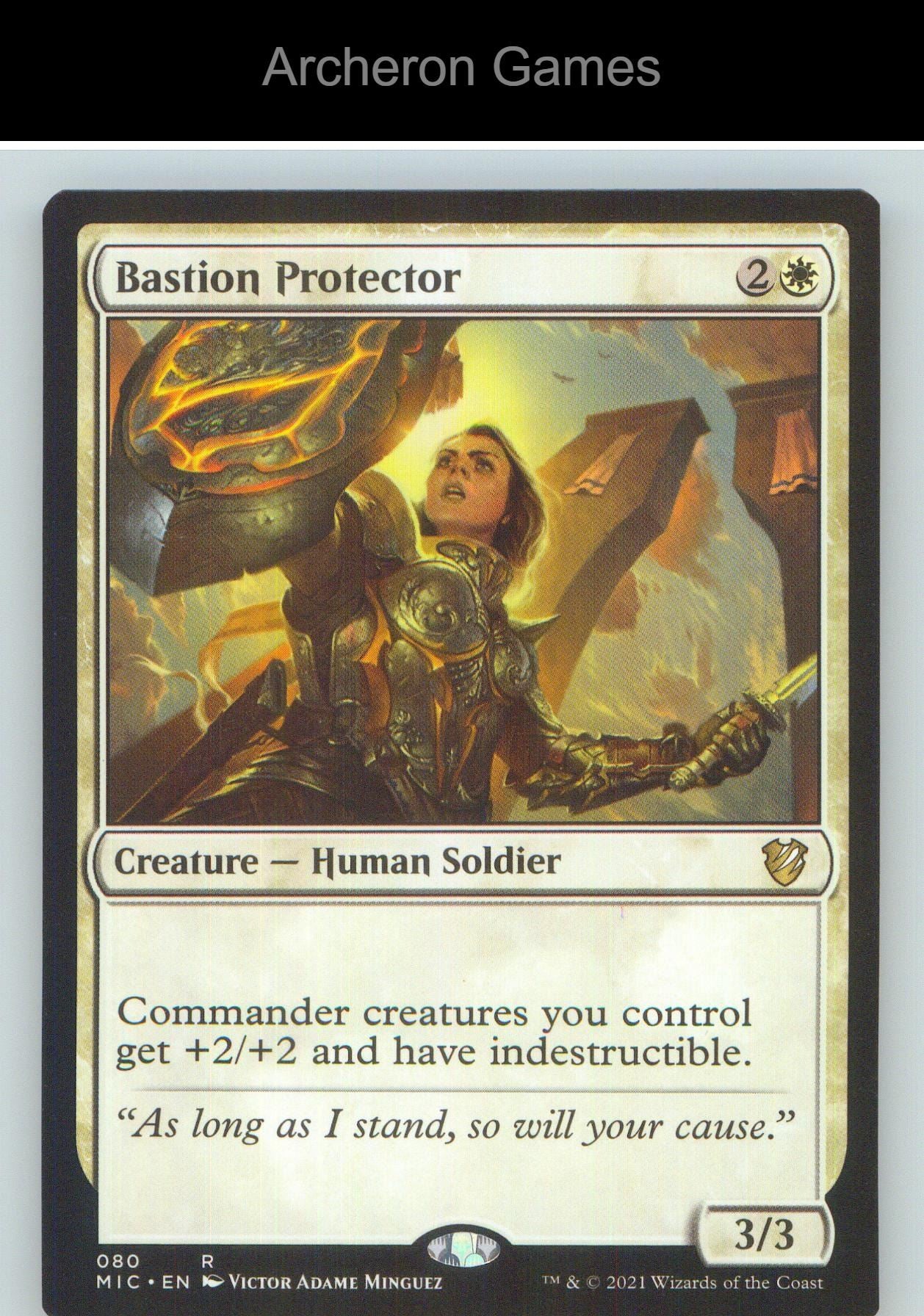 Bastion Protector MIC 80 R MTG Card NM/EX+