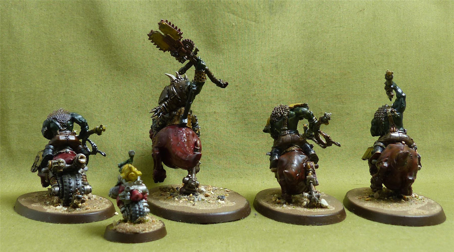 Squighog Boyz painted - Orks - Warhammer 40K #1IS