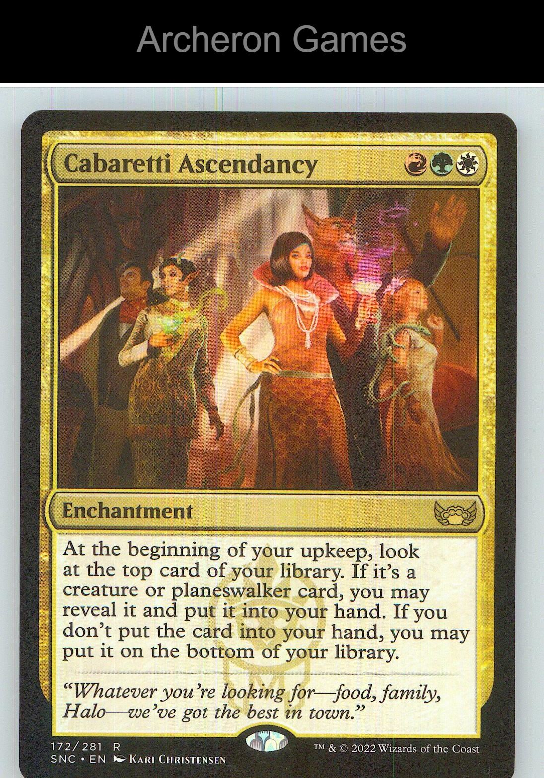 Cabaretti Ascendancy SNC 172 R MTG Card NM/EX+