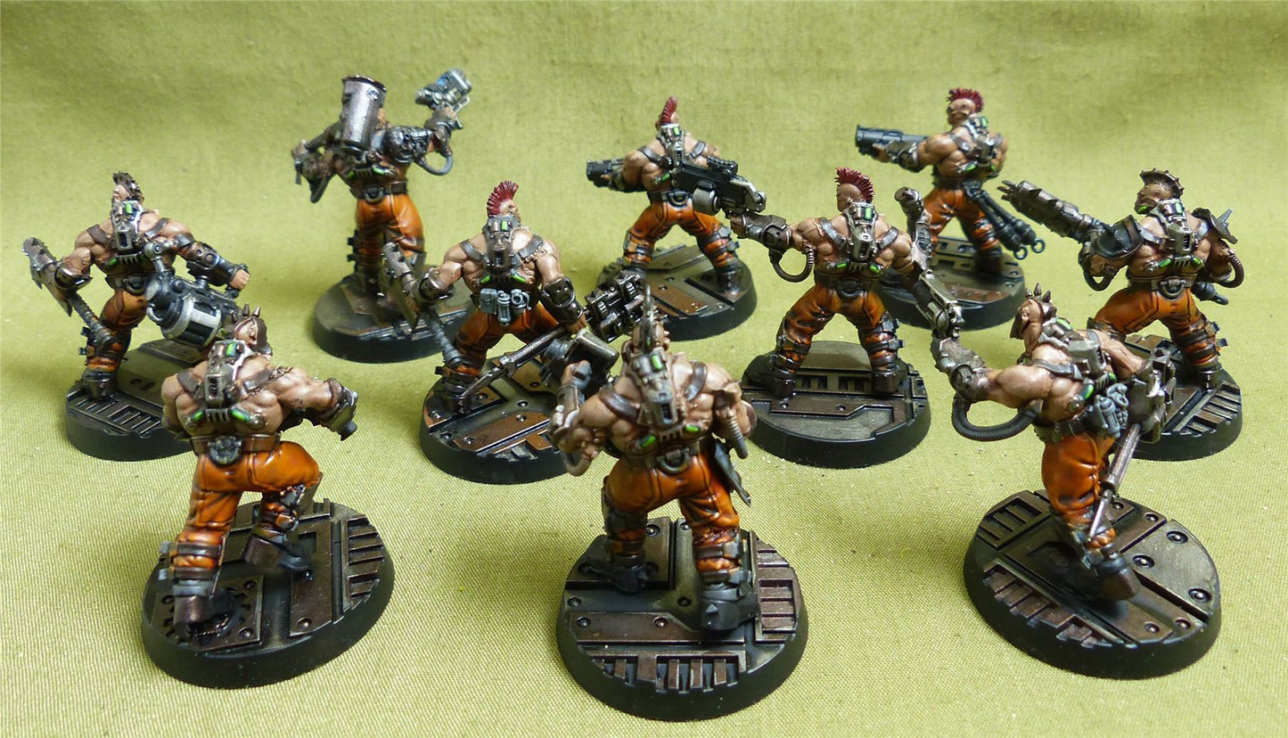 Goliath Gang painted - Warhammer Necromunda #4A0