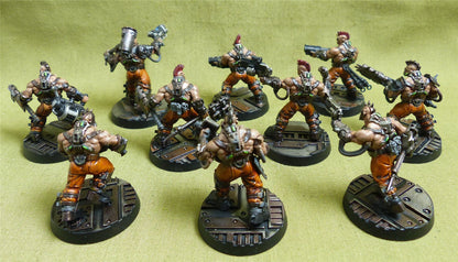 Goliath Gang painted - Warhammer Necromunda #4A0