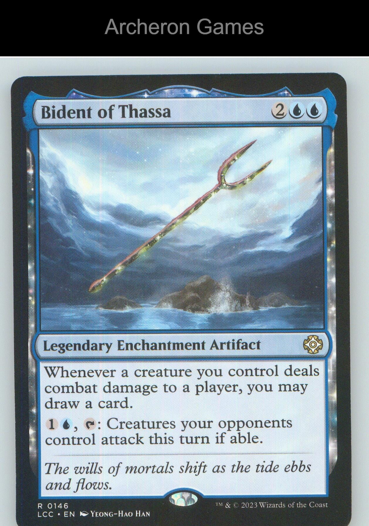 Bident of Thassa LCC 146 R MTG Card NM/EX+