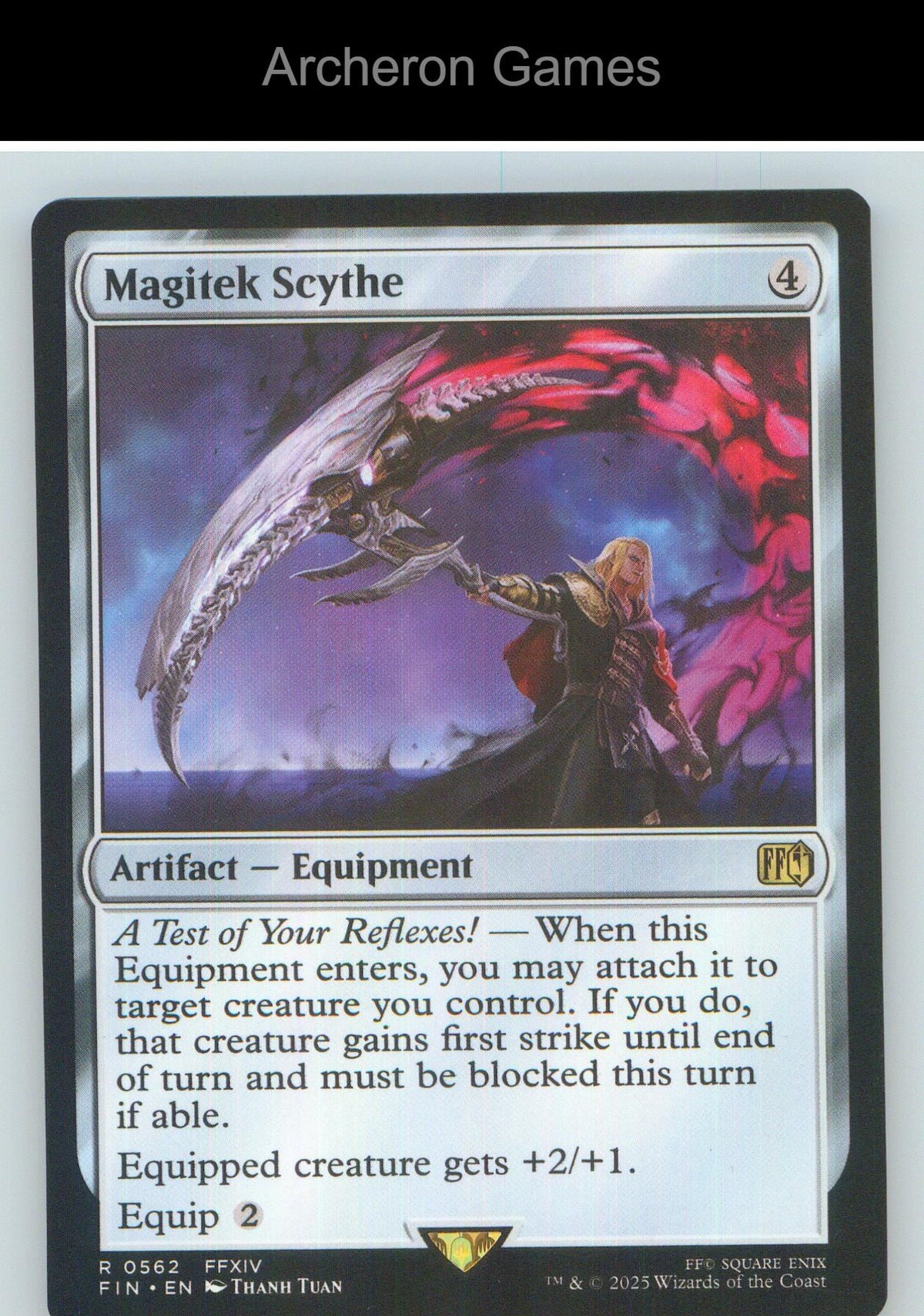 Magitek Scythe FIN 562 R MTG Card NM/EX+