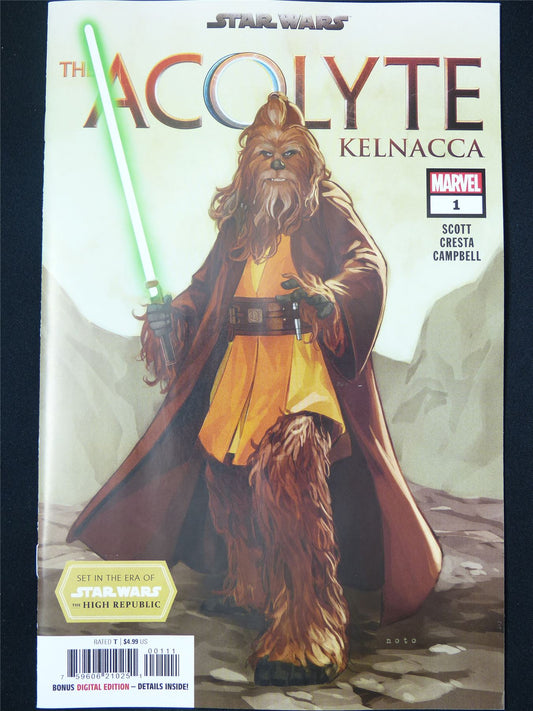 STAR Wars: The Acolyte: Kelnacca #1 - B&B Nov 2024 Marvel Comic #14M