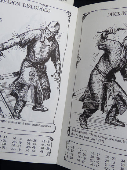 Lost Worlds Fantasy Combat Book: Sir Percival Mounted Knight - Booklet #2TY