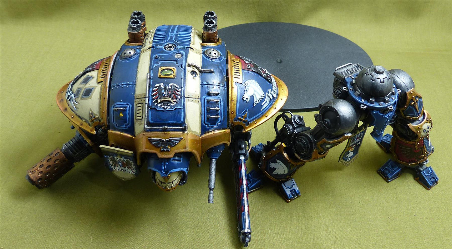 Imperial Knight with Forgeworld Shoulder Pads painted - Warhammer 40K #ZC