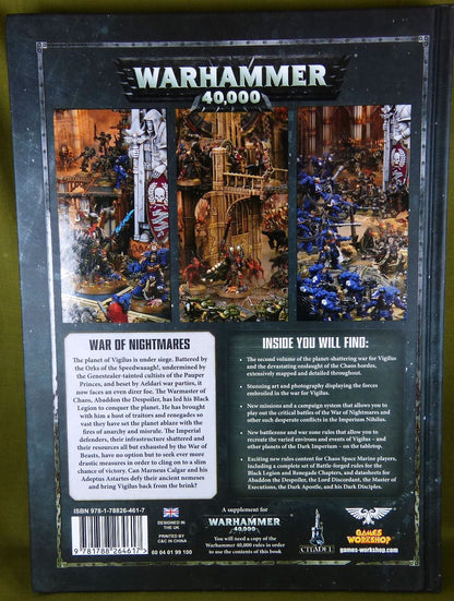 Imperial Nuhilus: Vigilus Ablaze - Hardback - Warhammer AoS 40k #1F5