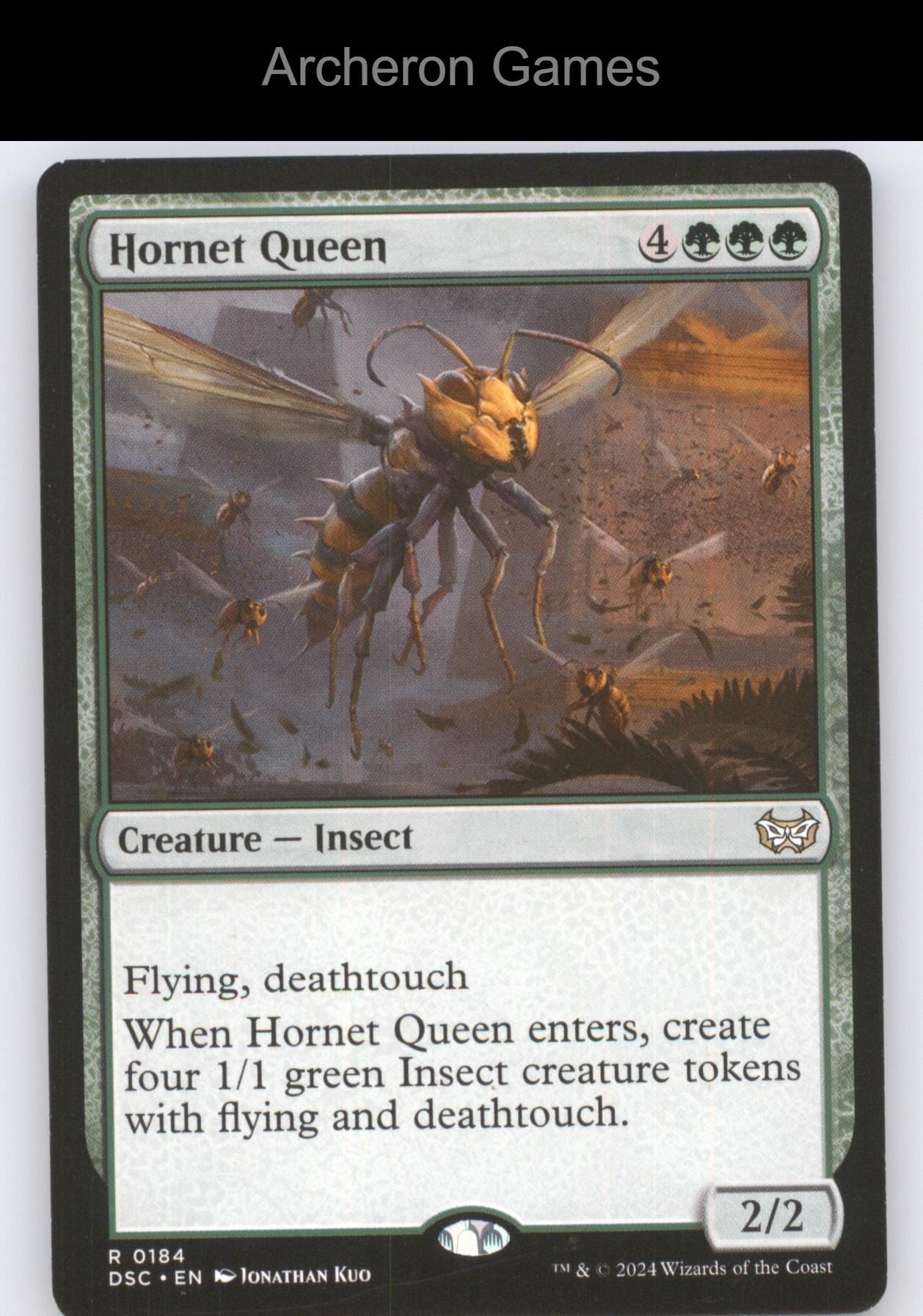 Hornet Queen 184 R MTG Card Commander: Duskmourn: House of Horror