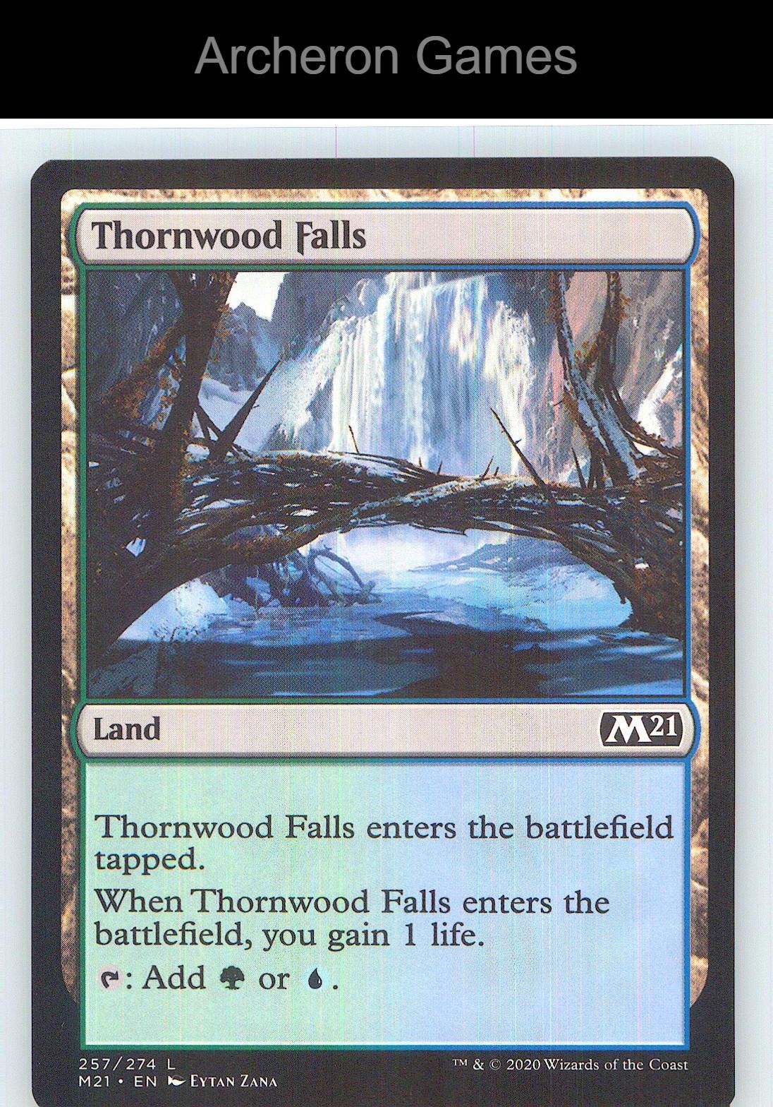 Thornwood Falls M21 257 Land MTG Card NM/EX+