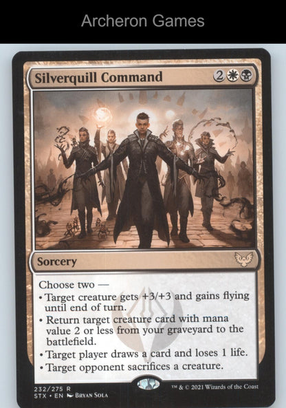 Silverquill Command 232 R MTG Card Promo Pack: Strixhaven