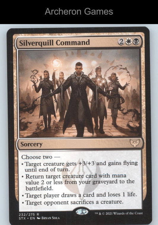 Silverquill Command 232 R MTG Card Promo Pack: Strixhaven