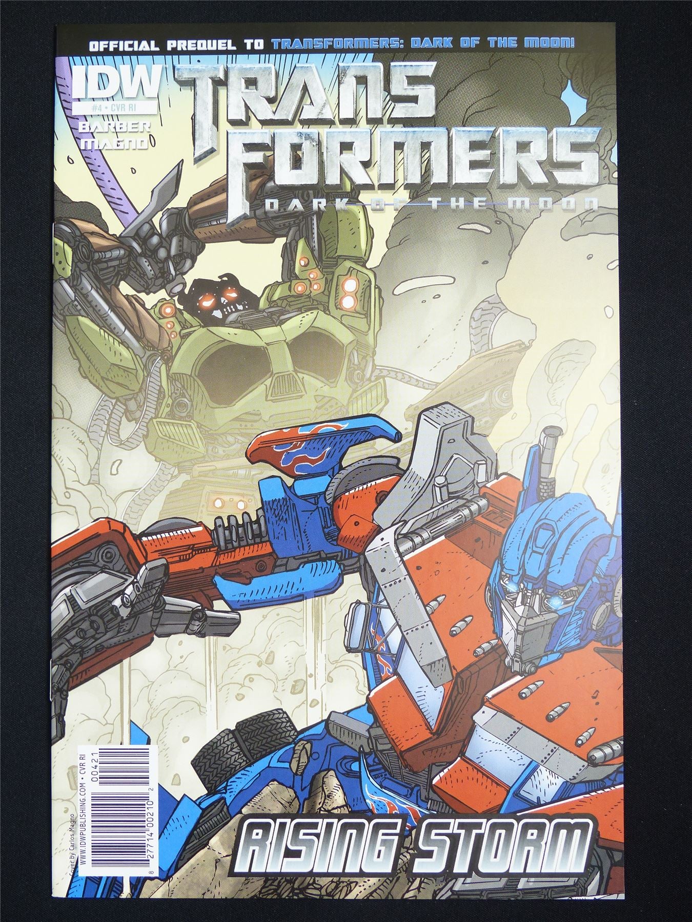 TRANSFORMERS Dark of the Moon #4 - IDW Comic #62Z