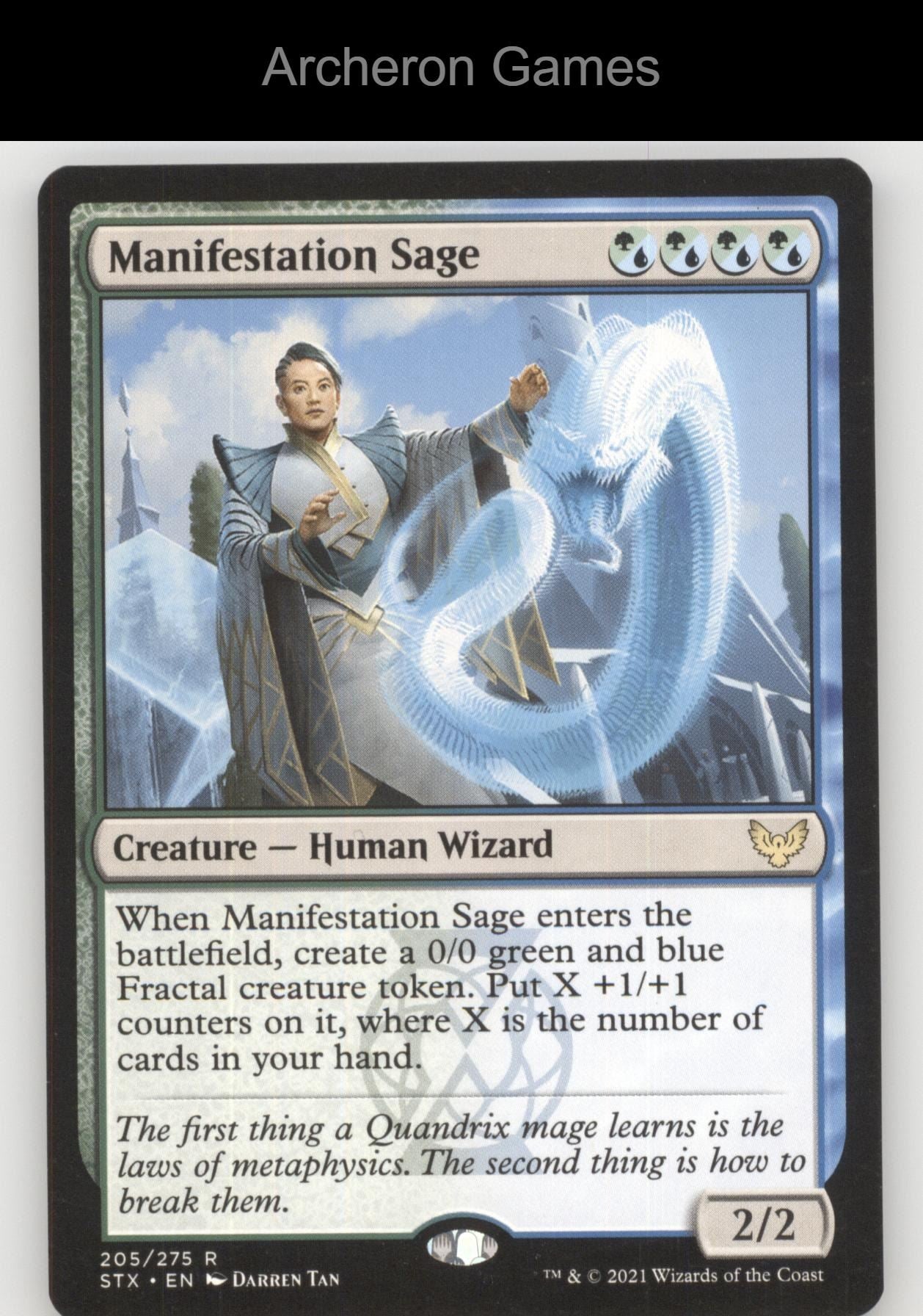 Manifestation Sage 205 R MTG Card Strixhaven: School of Mages