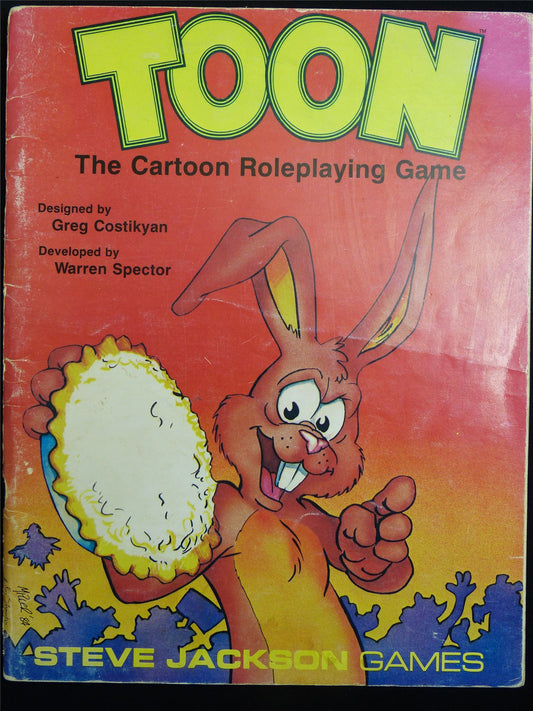 Toon Cartoon Roleplaying Game: Steve jackson Games - Roleplay Booklet #N0