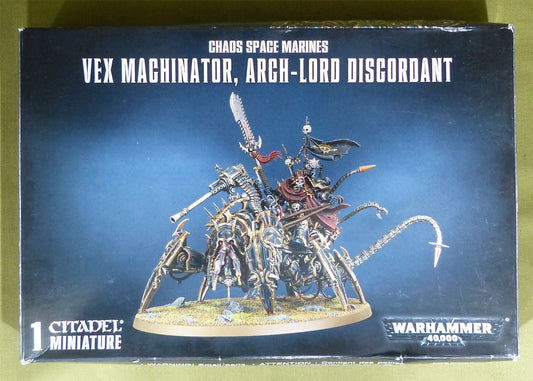 Vex Machinator Arch-Lord Discordant incomplete - Chaos Space Marines - Warhammer 40K #1RJ