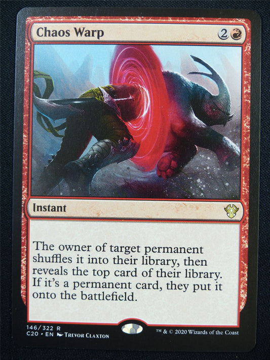 Chaos Warp - C20 - Mtg Card #2J2