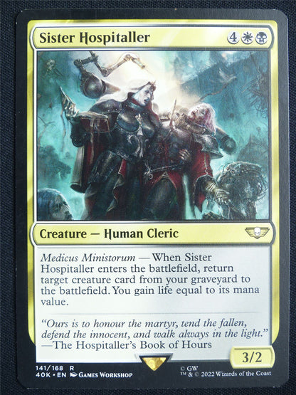Sister Hospitaller - 40K - Mtg Card #206