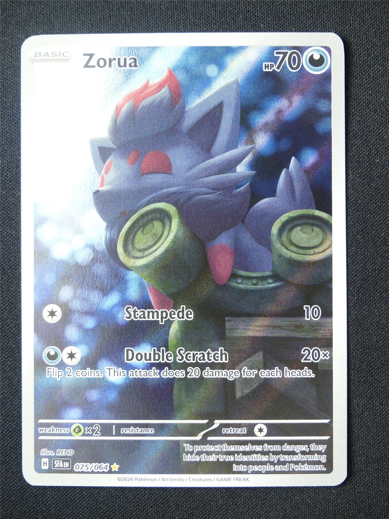 Zorua 075/064 Holo - Pokemon Card #2QL