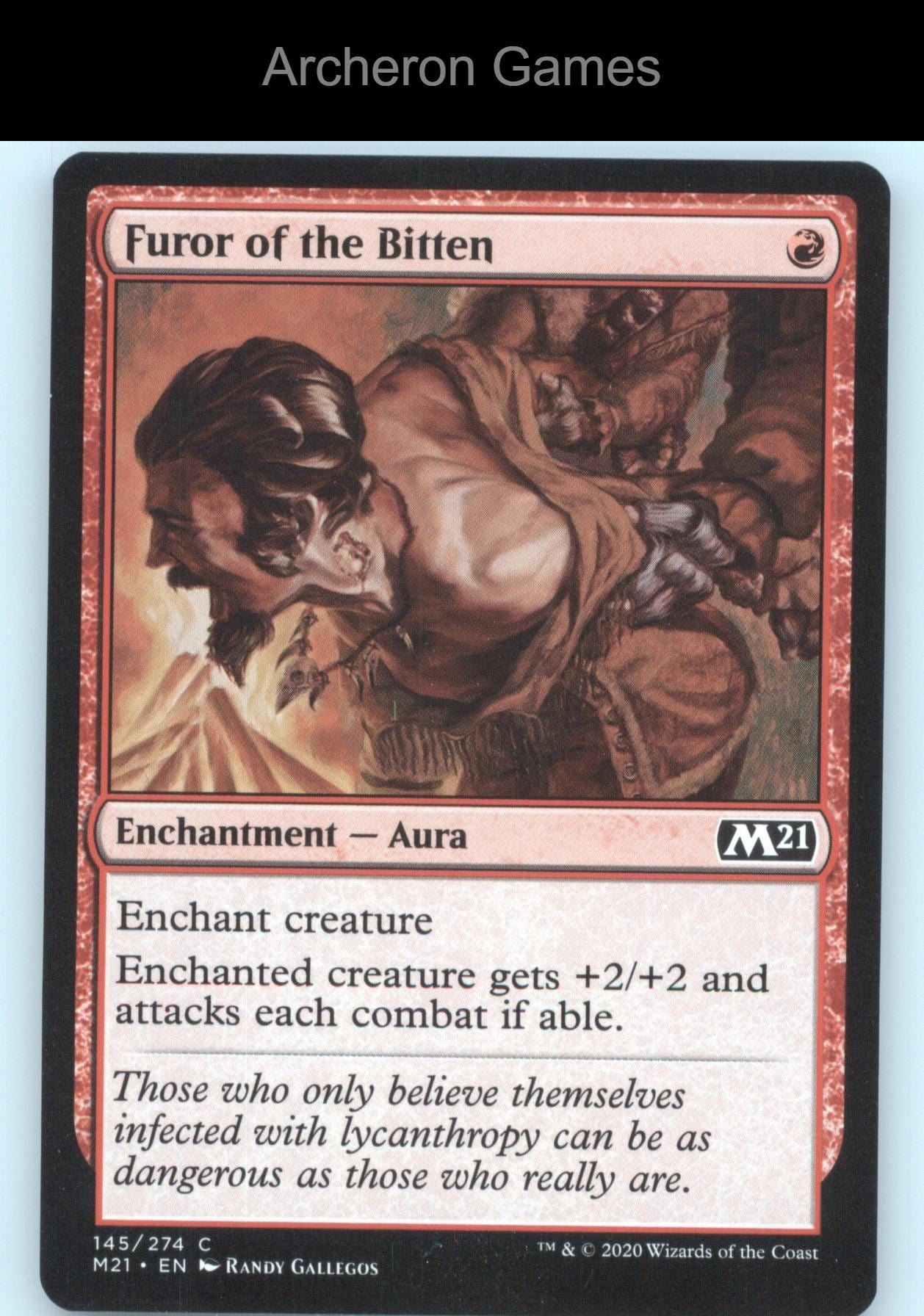 Furor of the Bitten 145 C MTG Card Core Set 2021
