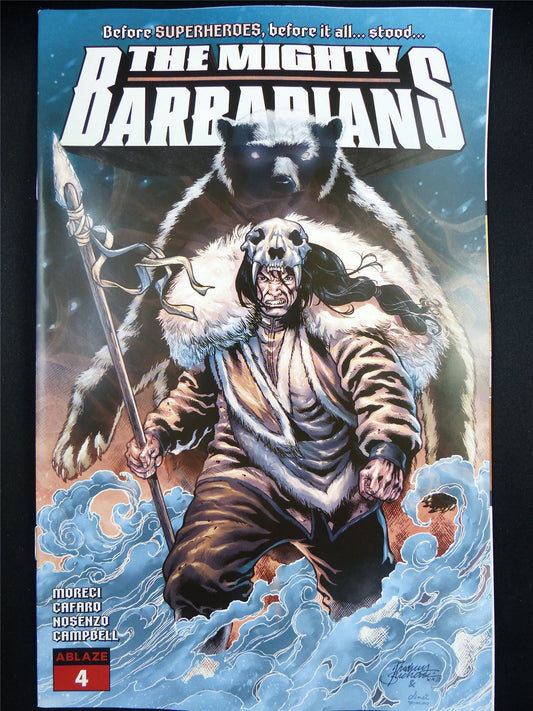 The MIGHTY Barbarians #4 Cvr B - Jul 2023 Ablaze Comic #2CT
