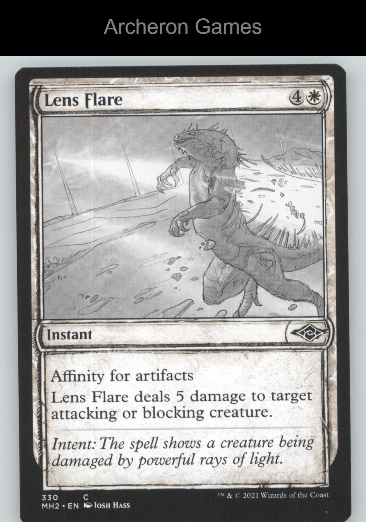Lens Flare (Showcase) 330 C MTG Card Modern Horizons 2