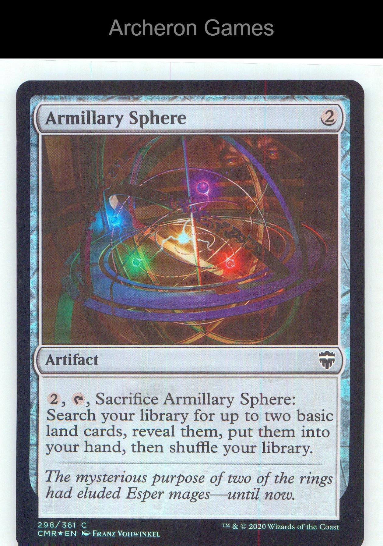 Armillary Sphere CMR 298 C MTG Card NM/EX+ Foil