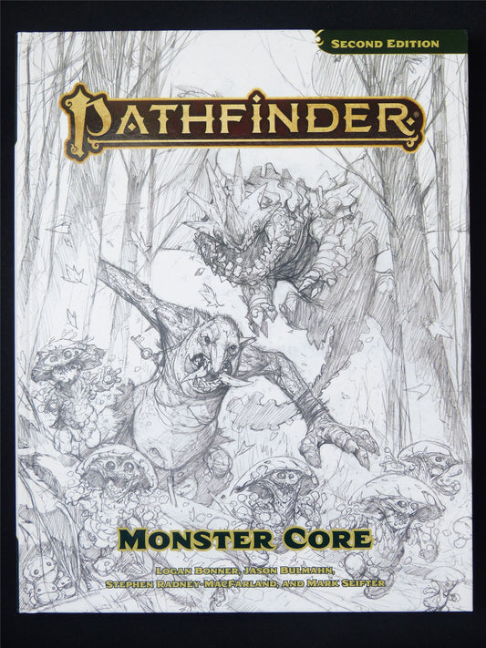 Pathfinder Second Edition: Monster Core Sketch Cover - Roleplay Book Hardback #17D
