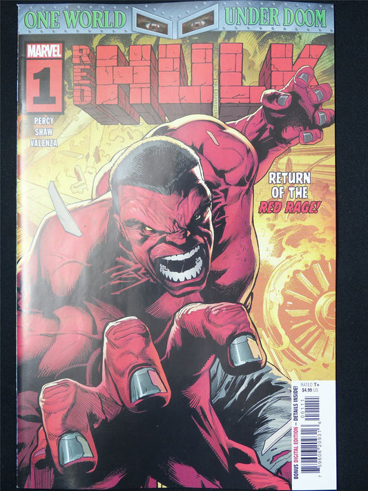 Red HULK #1 - B&B Apr 2025 Marvel Comic #EZ