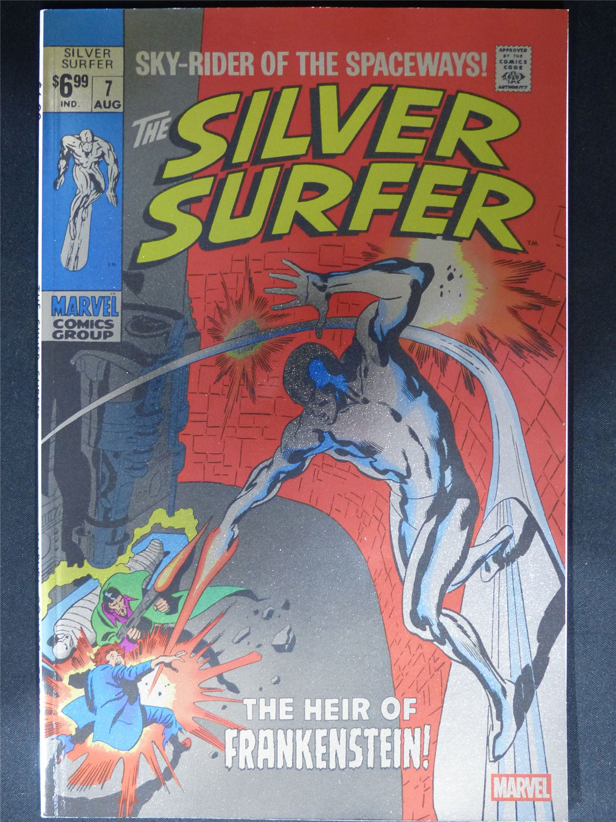 The SILVER Surfer #7 Facsimile Edition Cvr B Foil - Nov 2026 Marvel Comic #492