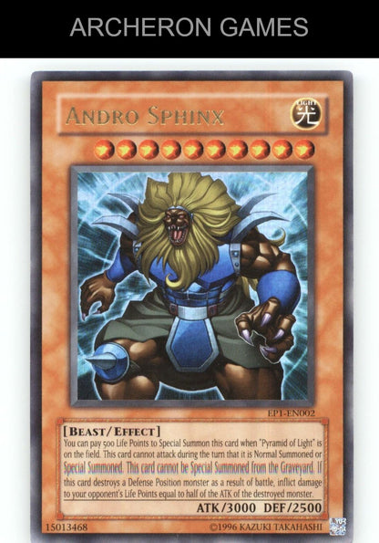 Andro Sphinx Ultra Rare YUGIOH Card