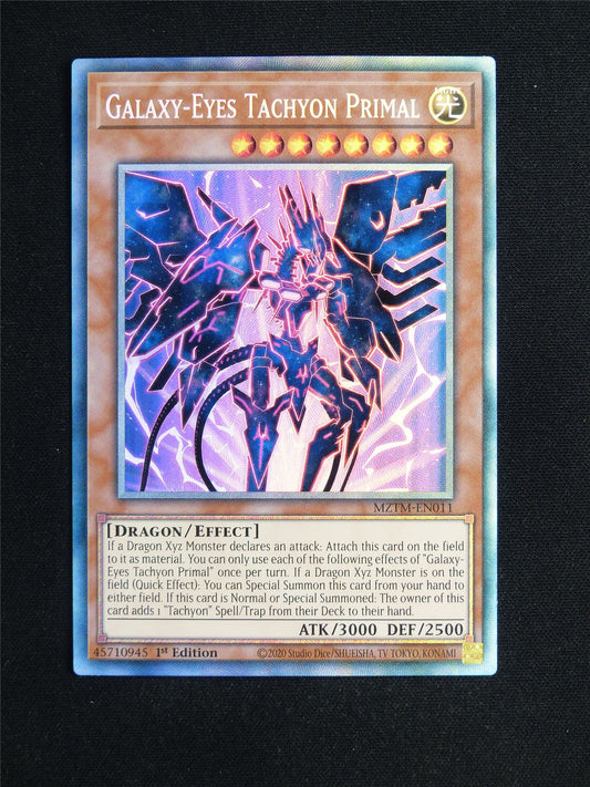 Galaxy-Eyes Tachyon Primal MZTM Collector Rare - 1st ed Yugioh Card #23V