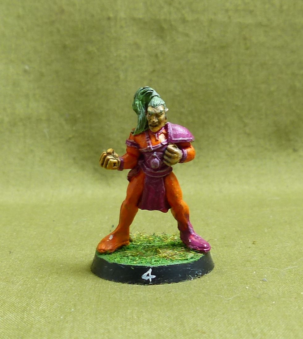 3rd Edition Wood Elves player Classic Metal - Warhammer Blood Bowl #Y2