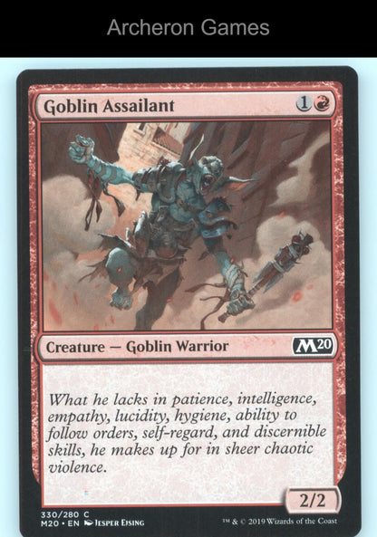 Goblin Assailant 330 C MTG Card Core Set 2020
